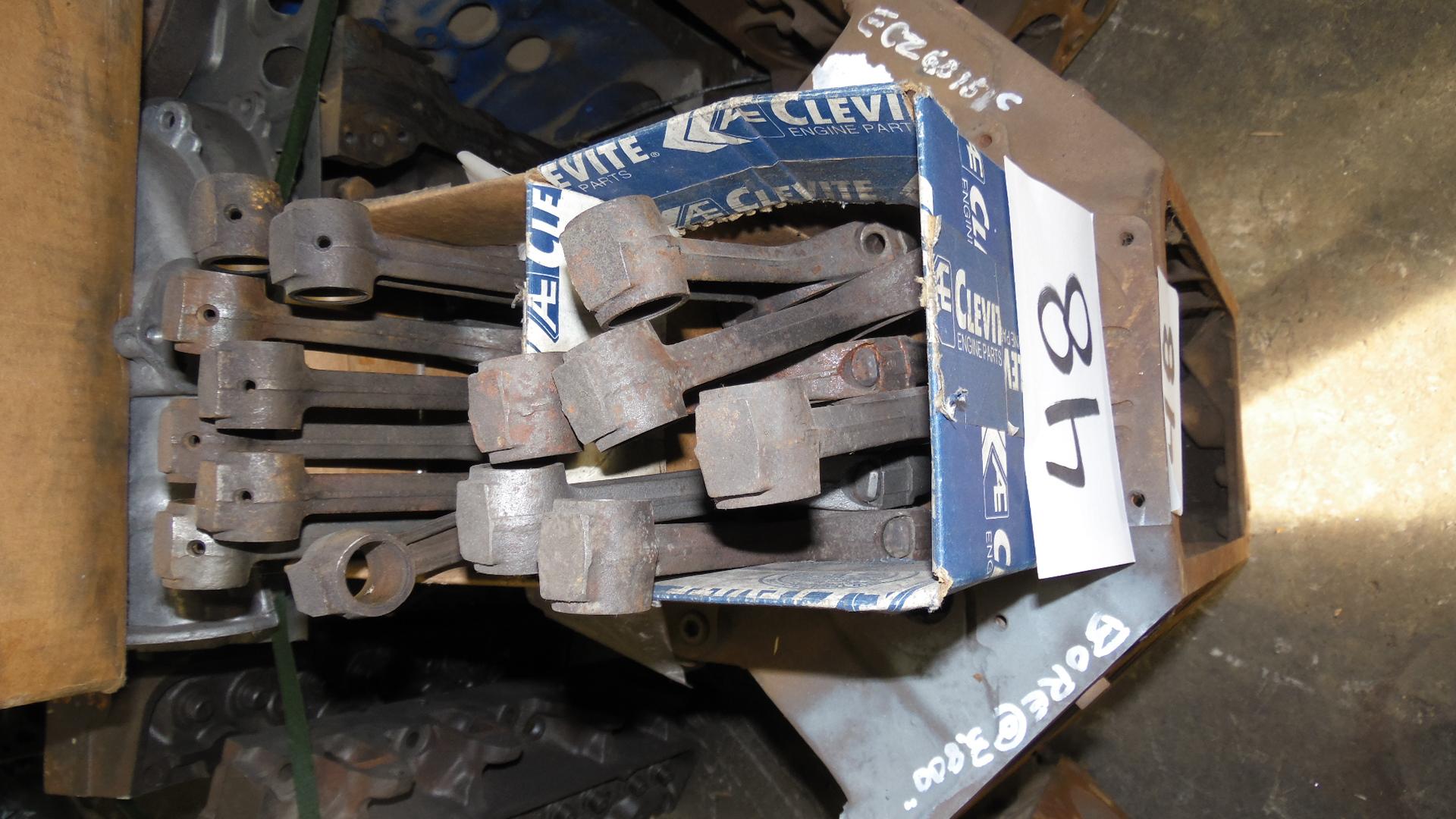 Ford "Y" block cores and rods Bore 3.8", cast # ECZ6015