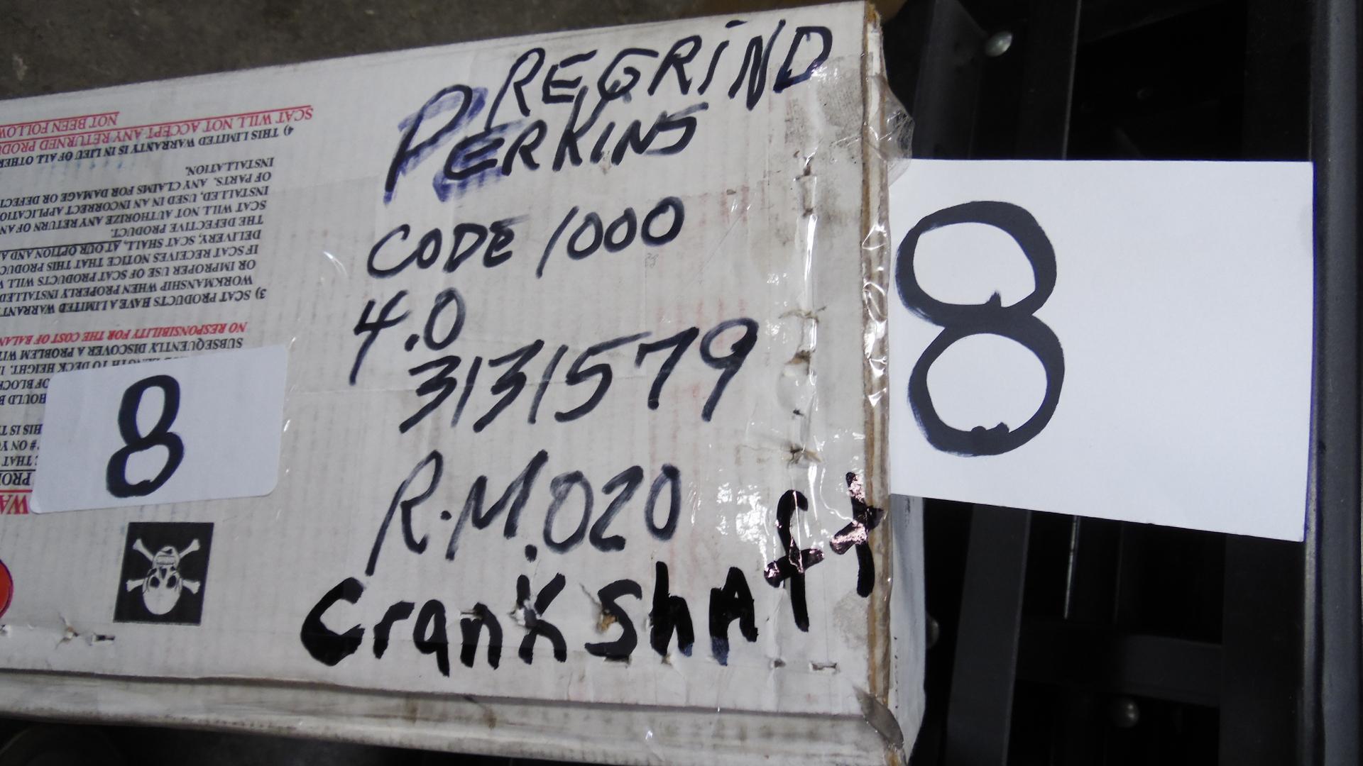 Perkins Reground crankshaft code 1000 4.0 (3131579 R.M. 020"