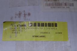 LOT OF (15) Asco Red-Hat 8300G68Ru Solenoid Valve 60 Psi, 1/2" Pipe 20.14 Watts NEW