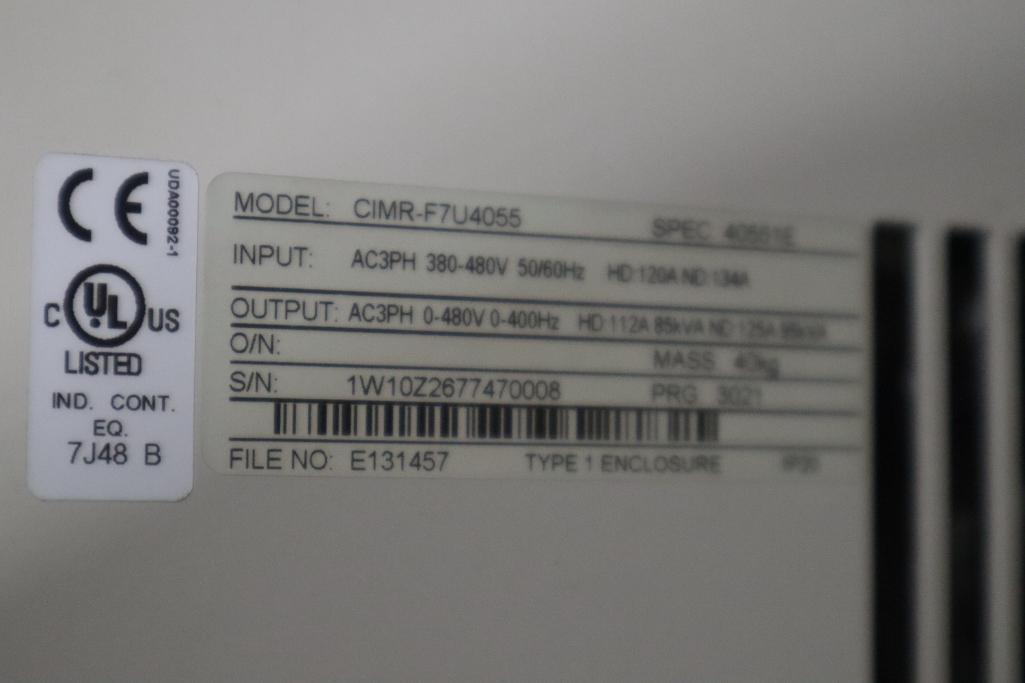 YASKAWA VARISPEED F7 AC 480V DRIVE MODEL CIMR-F7U4055