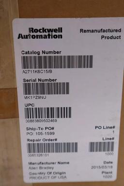 Allen-Bradley 2711-K6C15 /B PanelView 600 Color/Keypad/ControlNet REFURBISHED