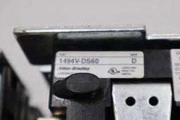 ALLEN BRADLEY 1494V-DS400 /1494V-FS60 DISCONNECT SWITCH / A 400A 600V