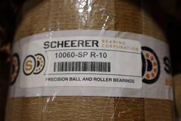 NEW Scheerer Bearing 10060-SP R-10 CYLINDRICAL Precision Ball (BOX OF 2)