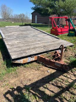 trailer with wagon flat 95x176 inch
