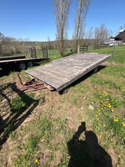 trailer with wagon flat 95x176 inch