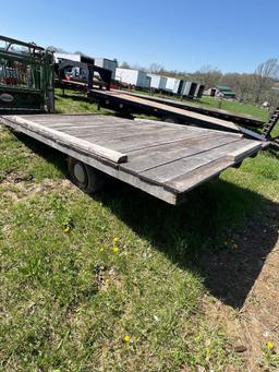 trailer with wagon flat 95x176 inch