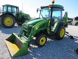 2012 JD 3520 COMPACT TRACTOR W/LOADER,W/BACKHOE