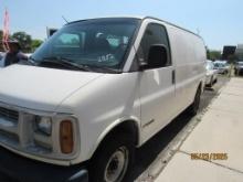 2002 Chevrolet 2500 Series Cargo Van