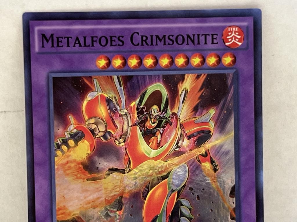 1996 Yu Gi Oh 1st Edition Metalfoes Crimsonite