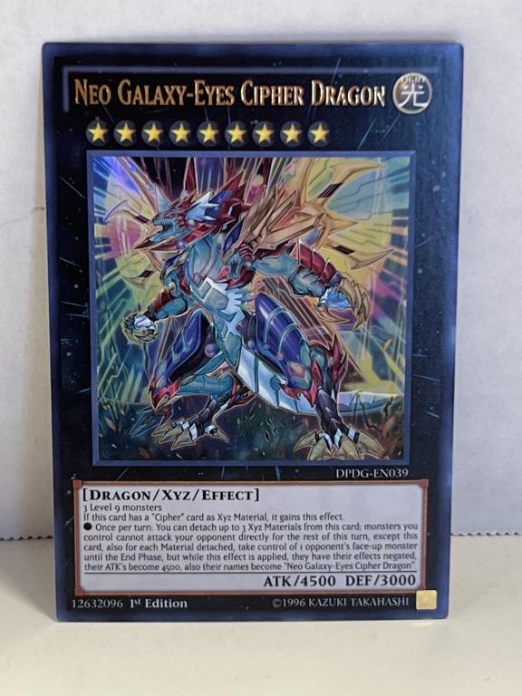 1996 Yu GI Oh 1st Edition Neo Galaxy Eyes Cipher Dragon 12632096