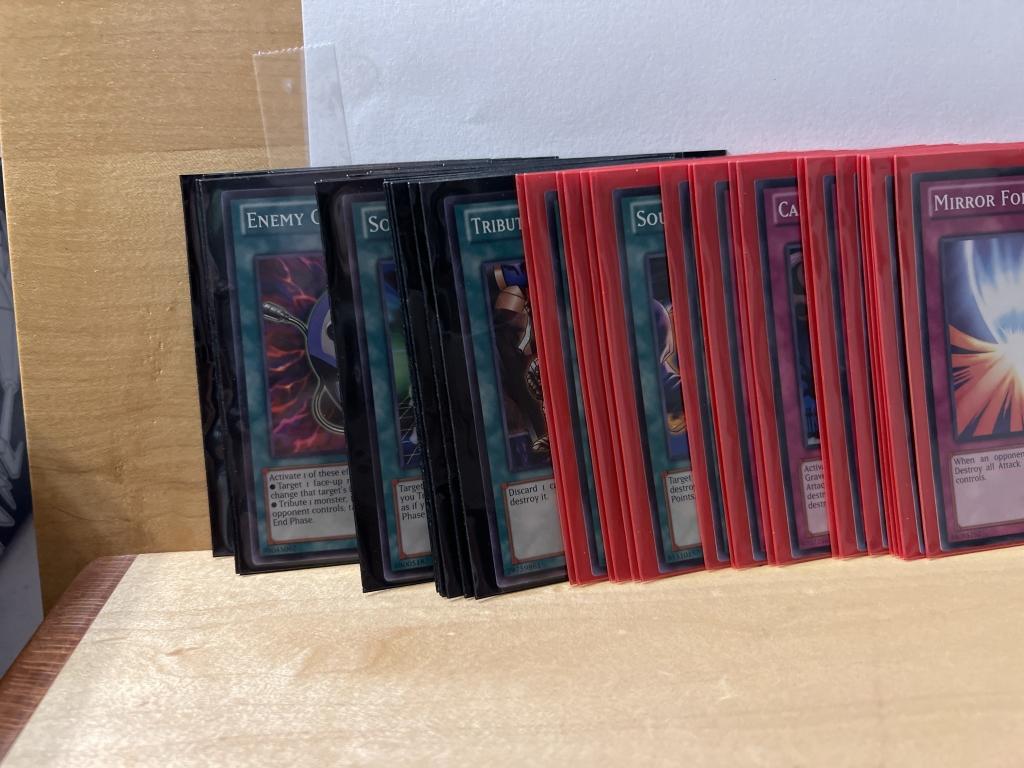 1996 Yu Gi Oh Collection of 50 White Lettering Cards