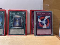 1996 Yu Gi Oh Collection of 50 White Lettering Cards