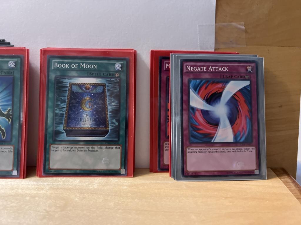 1996 Yu Gi Oh Collection of 50 White Lettering Cards