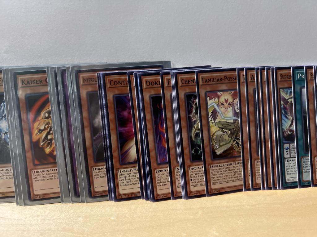 1996 Yu Gi Oh Collection of 50 Black Lettering Cards