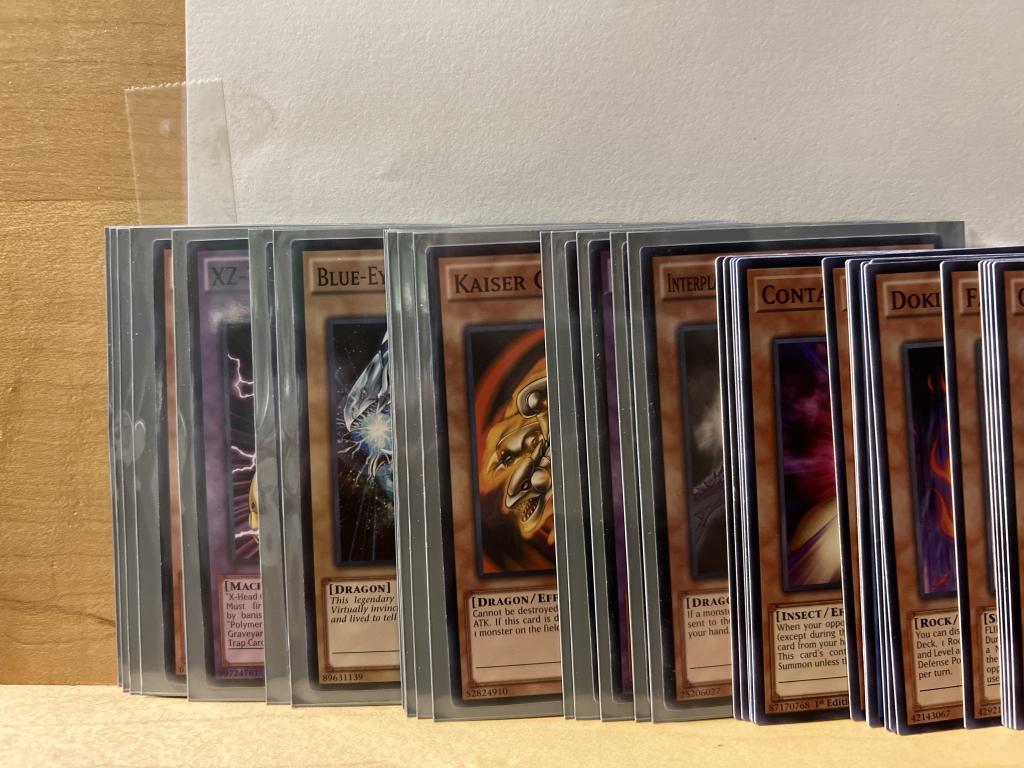 1996 Yu Gi Oh Collection of 50 Black Lettering Cards