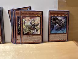 1996 Yu Gi Oh Collection of 50 Black Lettering Cards