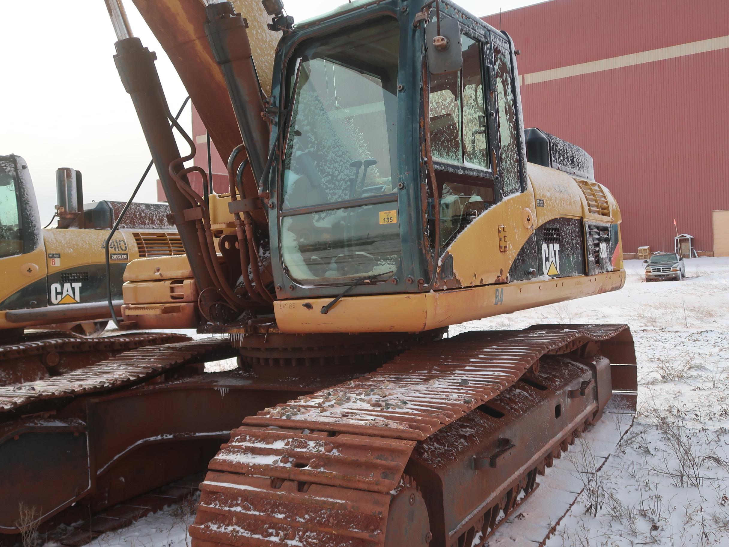 Caterpillar hydraulic excavator, model 336 DL, s/n W3K00704, 2009, stick 12
