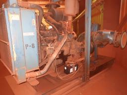 2007 Thompson portable pump, model 10RB-F18D8, s/n 193260, John Deere diese