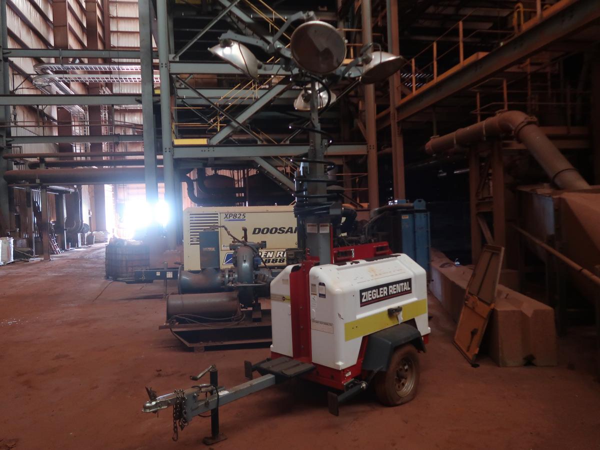 Allmand portable light tower, model Night-Lite Pro II, Cat diesel (Located