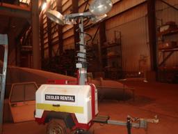 Allmand portable light tower, model Night-Lite Pro II, Cat diesel (Located