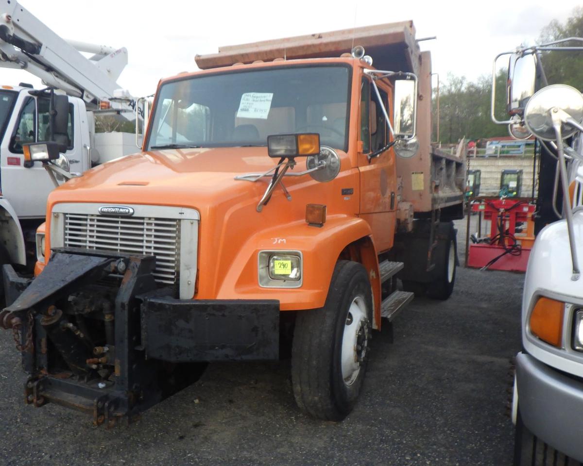 1999 FREIGHTLINER FL80 Dump Truck w/Plow   6 spd s/n:B17472