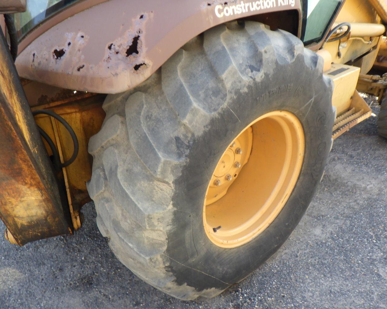 CASE 590 Turbo Wheel Loader Backhoe   EROPS   4 in 1 Bucket   Plow   4x4 s/