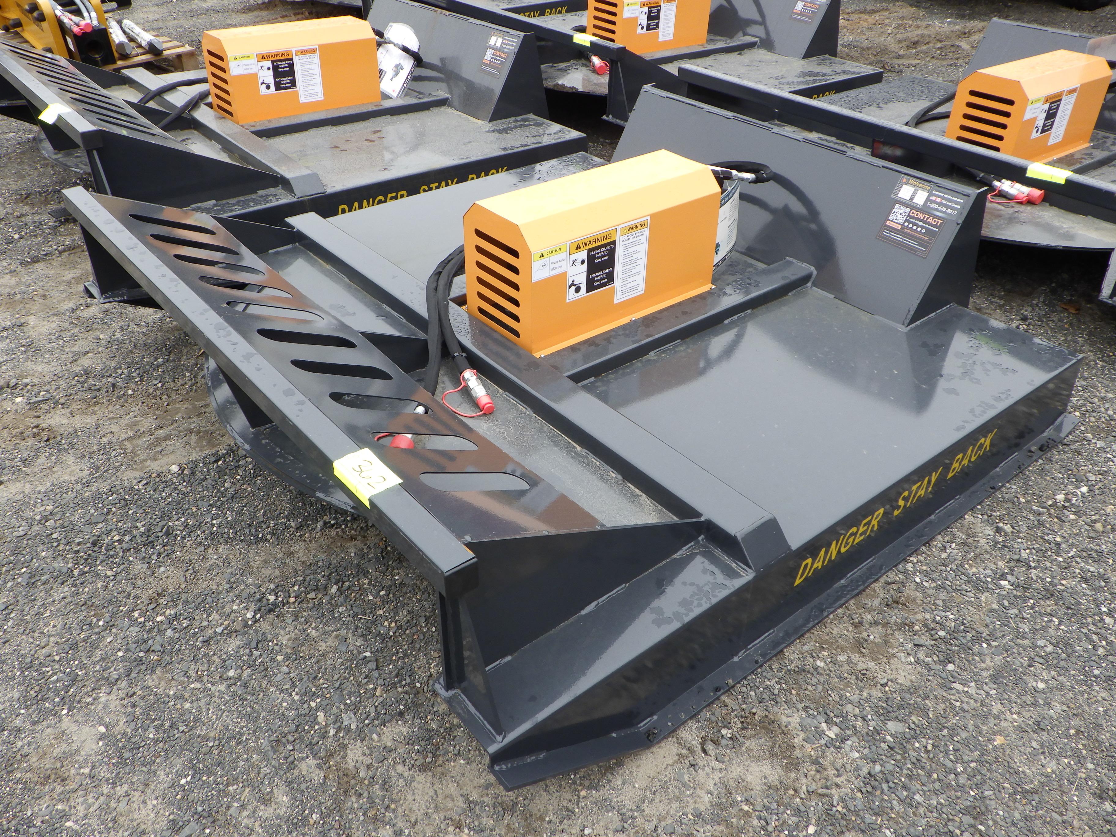 UNUSED WOLVERINE 72'' Brush Cutter Skid Steer Attachment