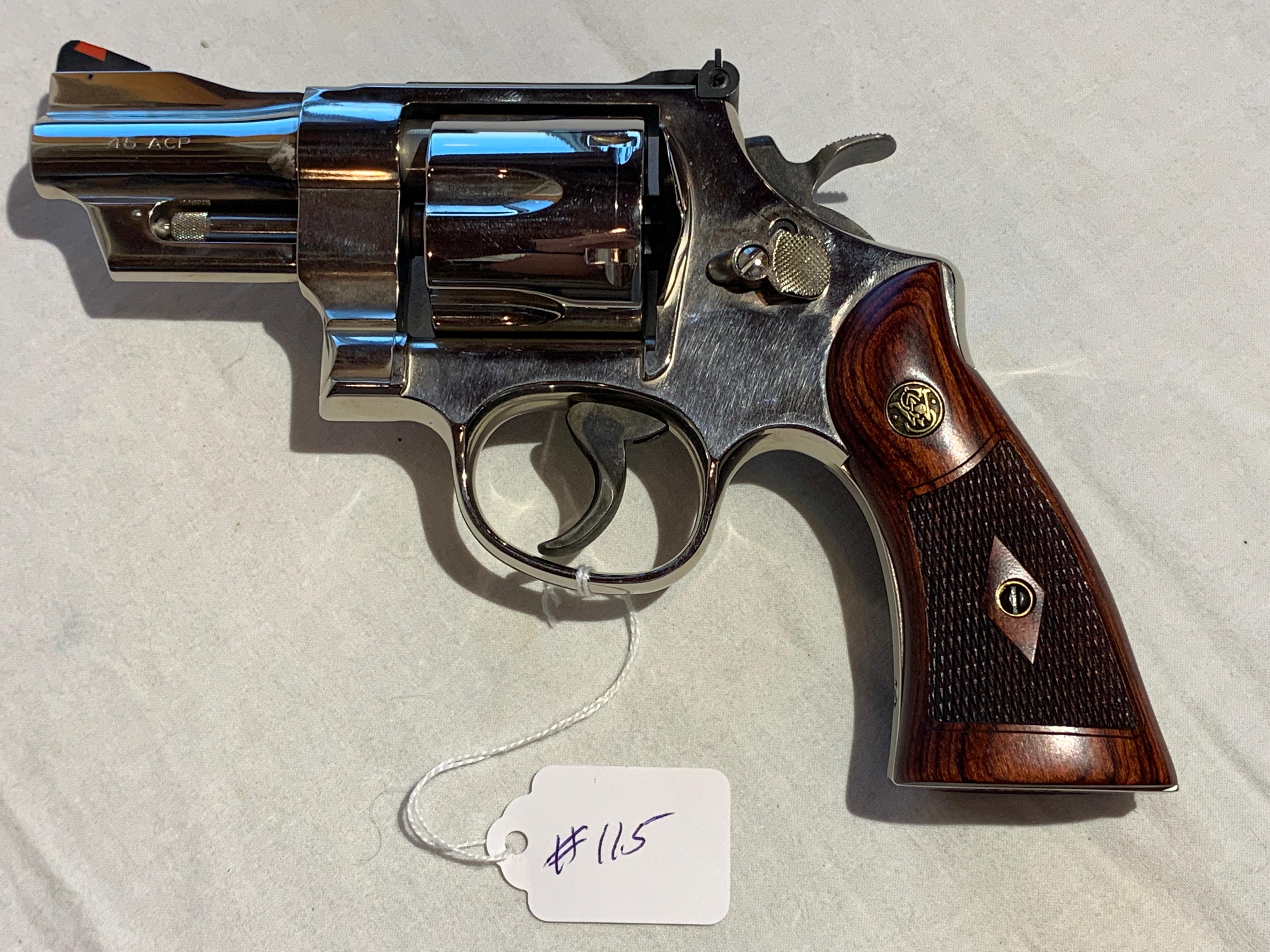 Smith & Wesson 25-14 Nickel .45ACP NIB Lew Horton