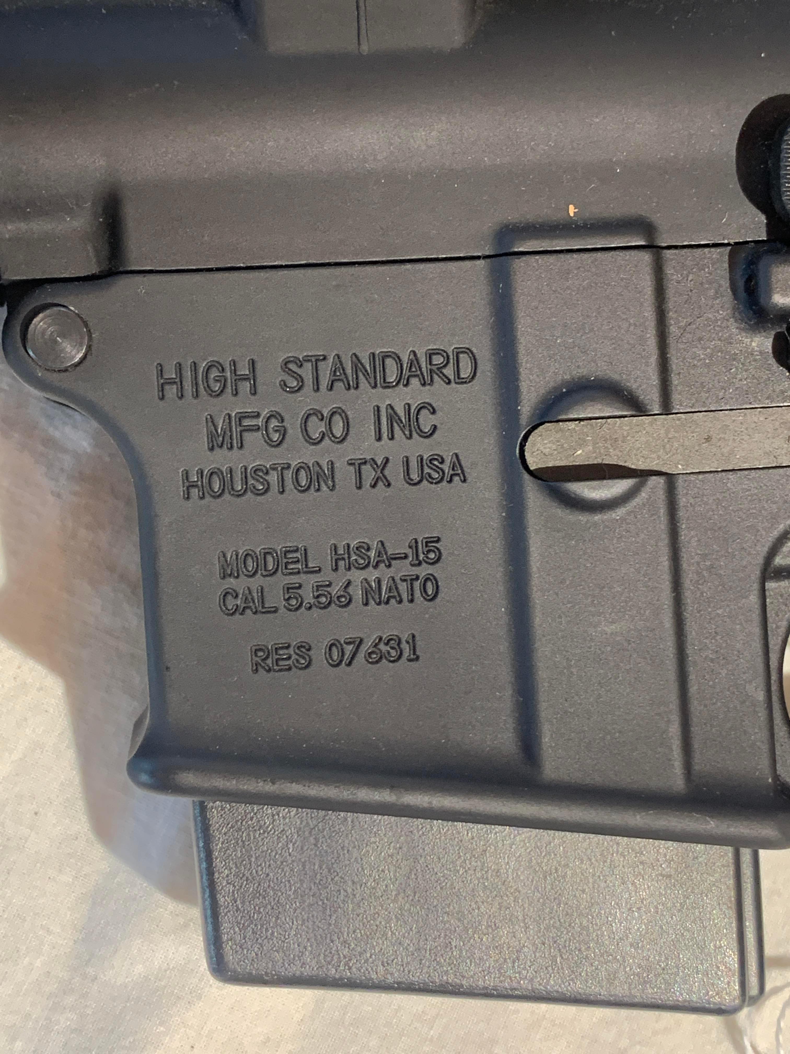 High Standard AR-15 HAS-15 .556cal
