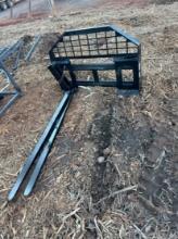 New! GIYI 5ft Forks Skid Steer Attachment