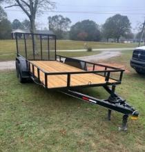 New! Clay’s Trailer 76x16  (tandem axle)