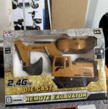 NEW 8-Channel Remote Controlled Excavator Toy