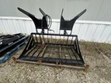GIYI Skid Steer Hollow Wood Grabber Skid Steer Attachment