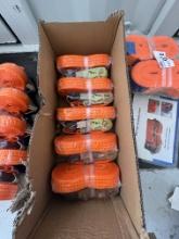 NEW ZYM 1.5” x 27ft Ratchet Straps (qt  5)