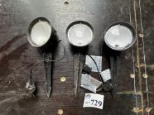 3- Menards Patriot Low Voltage landscaping spotlights