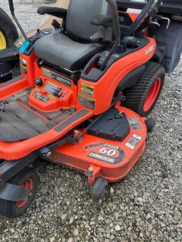 Kubota ZH-227 60in cut with bagger.