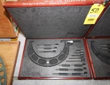 OUTSIDE MICROMETER, STARRETT MDL. 224 GRLZ SERIES, 6 to 12" range,  Interch