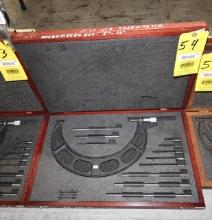 OUTSIDE MICROMETER, STARRETT MDL. 224 GRLZ SERIES, 6 to 12" range,  Interch