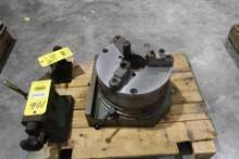HORIZONTAL/VERTICAL ROTARY INDEXING SUPER SPACER, BISON, w/ 12" 3-jaw chuck