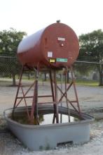 CLEAR DIESEL TANK, 500 gal.