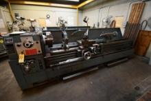 ENGINE LATHE, 22" x 120" KINGSTON, MDL. HD22120, mfg. 2005, 4-jaw chuck, steady rest, S/N CH05855