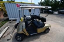ELECTRIC GOLF CART, EZGO, gold, S/N 2153038 (Located at: Jetstream, 4133 Southerland Rd, Houston,