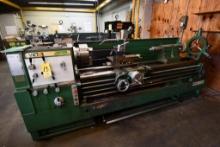 ENGINE LATHE, 22" X 80" VICTOR MDL. 2280E, mfg. 1997, taper, 3-jaw chuck, steady rest, S/N 6803137