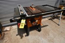 TABLE SAW, RIDGID MDL. R4590, 10" (Located at: Jetstream, 4133 Southerland Rd, Houston, Texas,