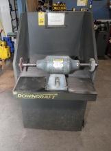 DOWNDRAFT TABLE, DRIVERS TECH, w/ double end Baldor grinder