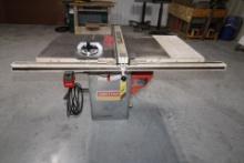 TABLE SAW, CRAFTSMAN, 10", 1-3/4 HP, S/N 0702L