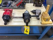 LOT OF PNEUMATIC IMPACT TOOLS (4)