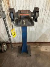 PEDESTAL GRINDER, JET, 6" (on metal stand)