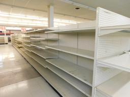 Shelving Unit Double Side 54ft W/end Caps