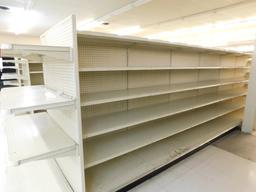 Shelving Unit Double Side 54ft W/end Caps